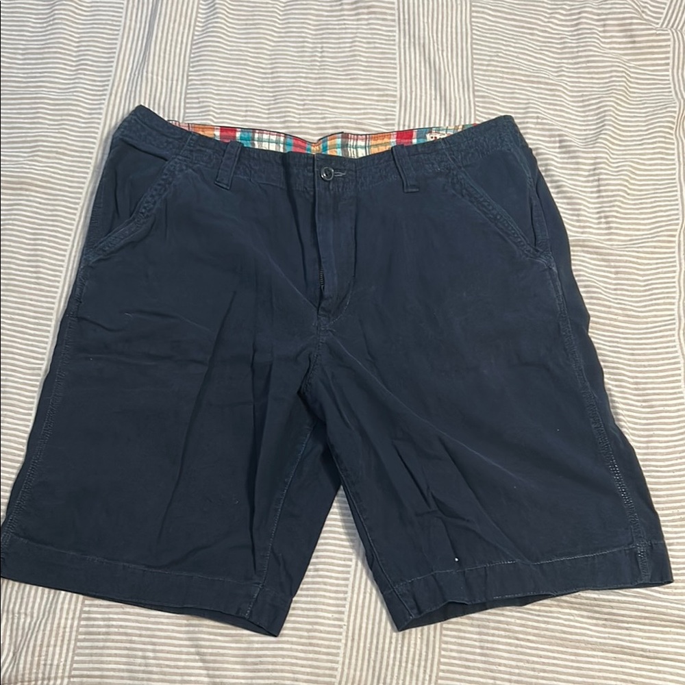 Lucky Brand Dark Blue Flat Front Shorts